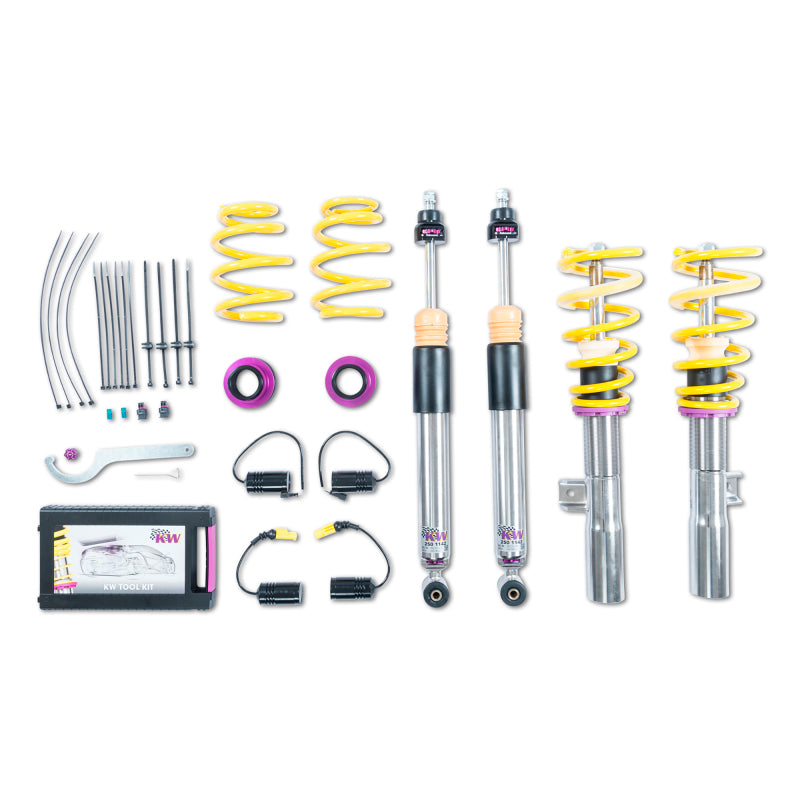 KW Coilover Kit V3 2020+ Mercedes CLA 35/CLA 45 Coupe 4WD w/ Electronic Dampers - 3522500S