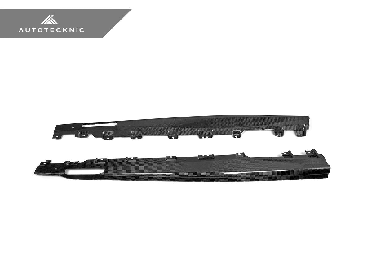 AutoTecknic Carbon Fiber Side Skirt Extension Set - BMW F96 X6M | G06 X6