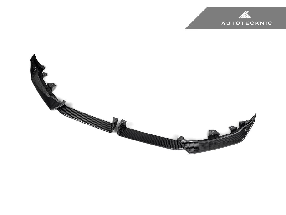 AutoTecknic Dry Carbon Front Lip Set - BMW G06 X6 M-Sport LCI