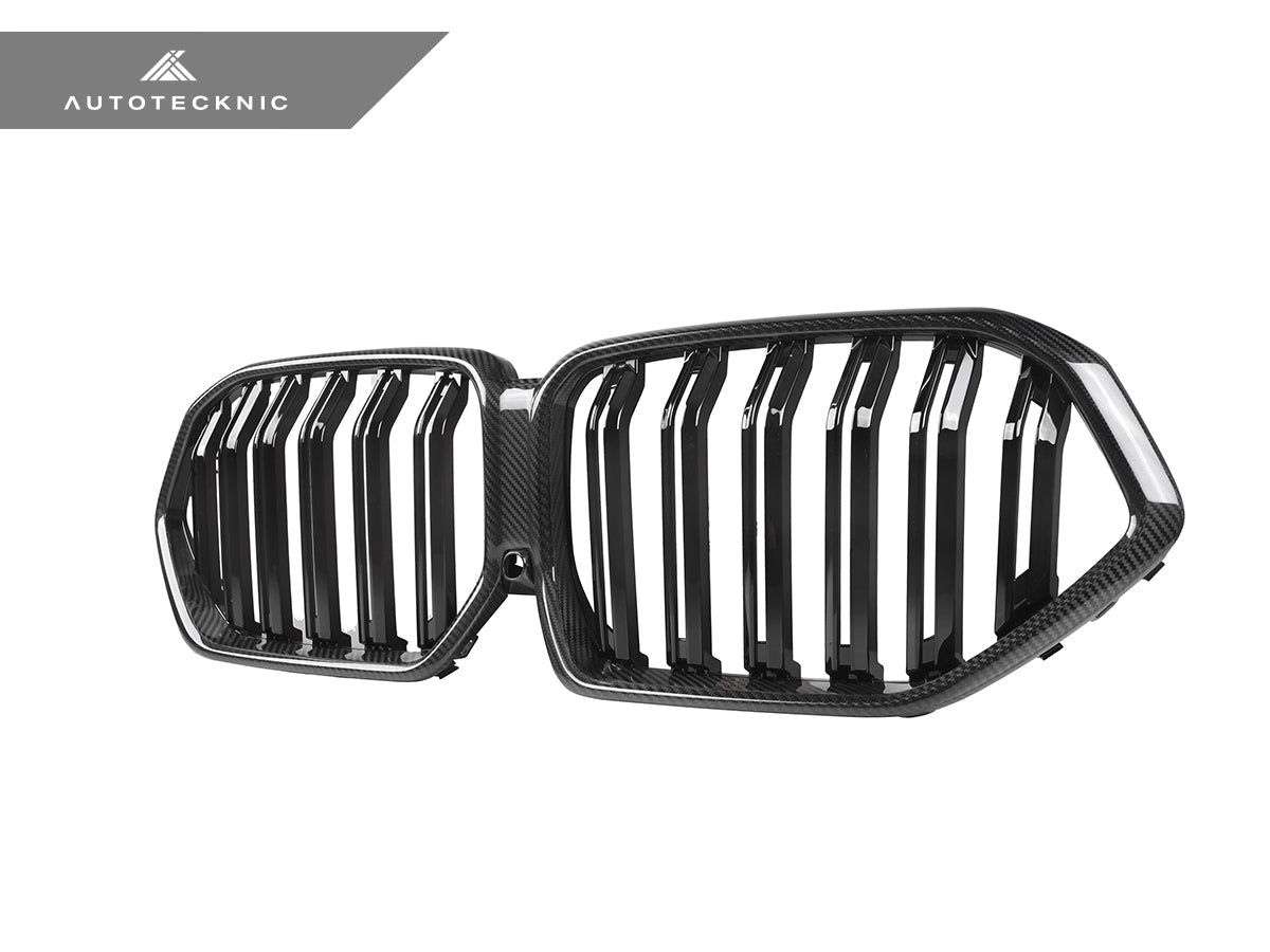 AutoTecknic Dual-Slats Dry Carbon Front Grille - BMW G06 X6 Pre-LCI
