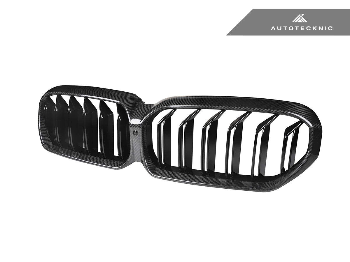 AutoTecknic Dry Carbon Fiber Dual-Slats Front Grilles - BMW G30 5-Series LCI