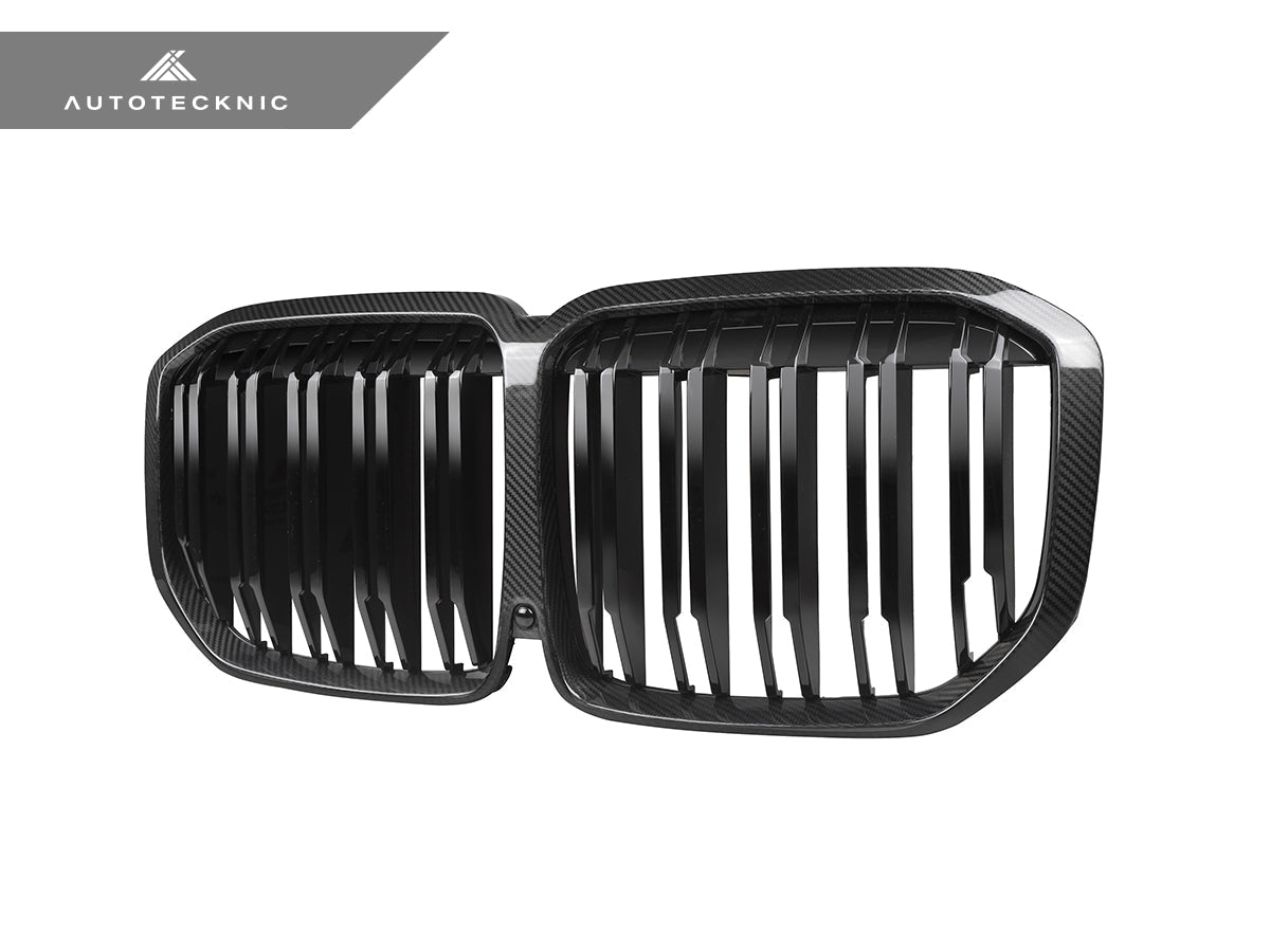 AutoTecknic Dual-Slats Dry Carbon Front Grille - BMW G07 X7 Pre-LCI