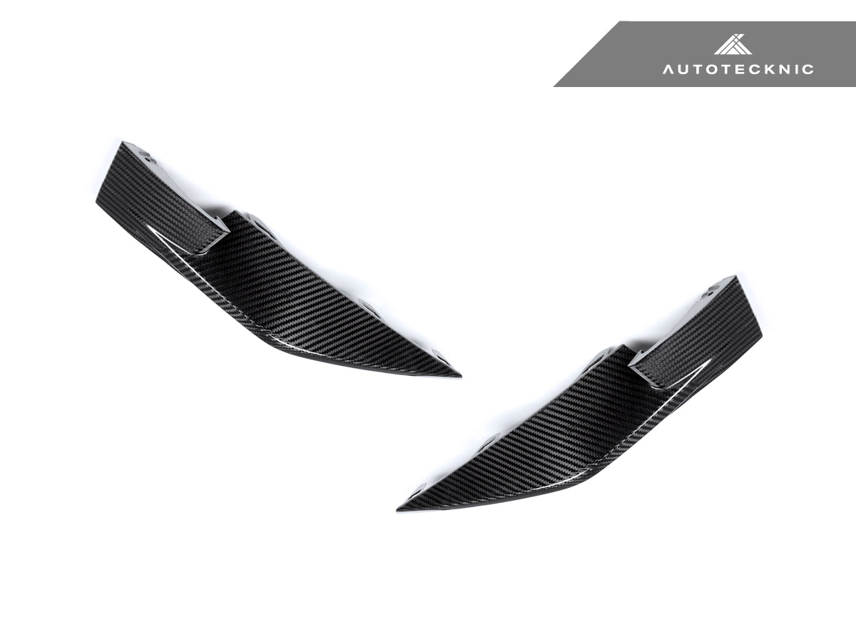 AutoTecknic Dry Carbon Front Aero Splitter Set - BMW G80 M3 | G82/ G83 M4
