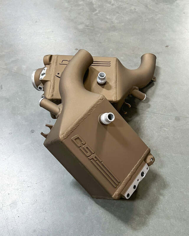 CSF 16-21 BMW M5 (F90) / 17-21 BMW M8 (F91/F92/F93) Twin Charge-Air-Cooler Set - Techna Bronze - 8178TB