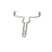 Load image into Gallery viewer, MagnaFlow Cat Back, SS, 3in, Competition, Dual Split Polished 4.5in Tips 2015 Ford Mustang GT V8 5.0 - 19101