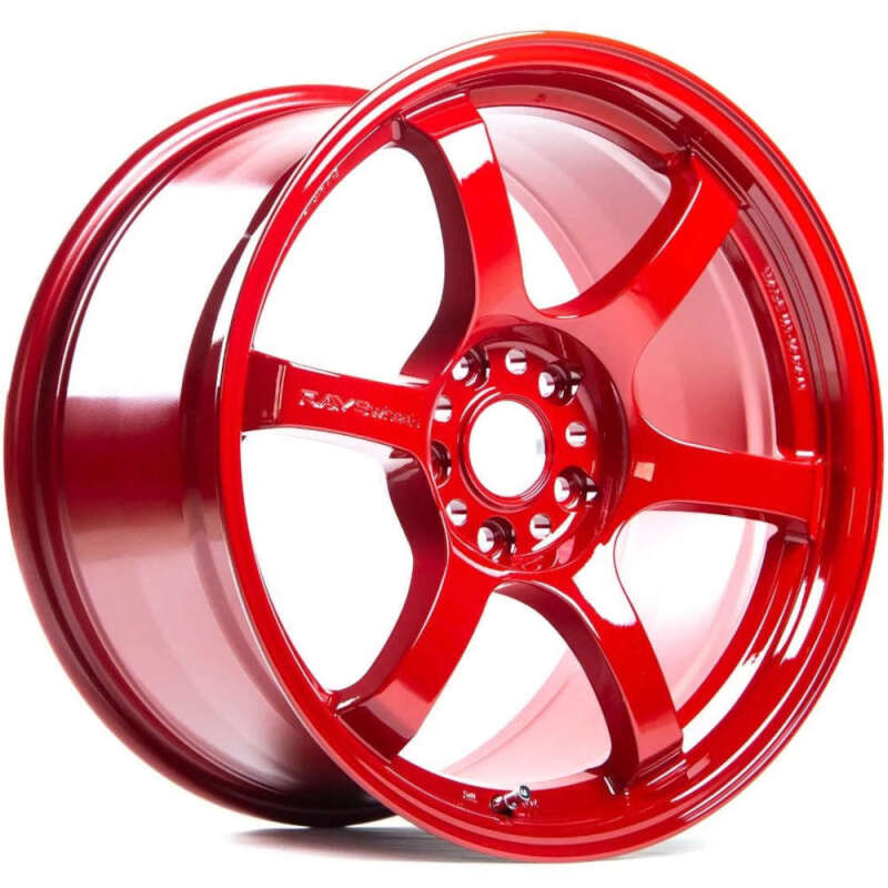 Gram Lights 57DR 18x9.5 +38 5x114.3 Milano Red Wheel (Min Order Qty 20) - WGIX38EMRP