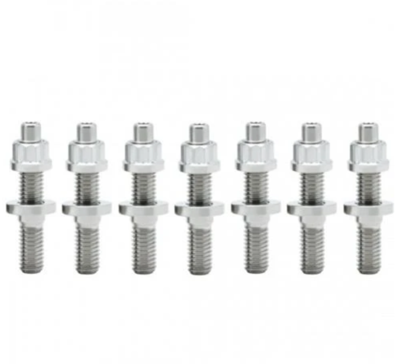 BLOX Racing SUS303 Stainless Steel Exhaust Manifold Stud Kit M8 x 1.25mm 45mm in Length - 9-piece - BXFL-00307-9