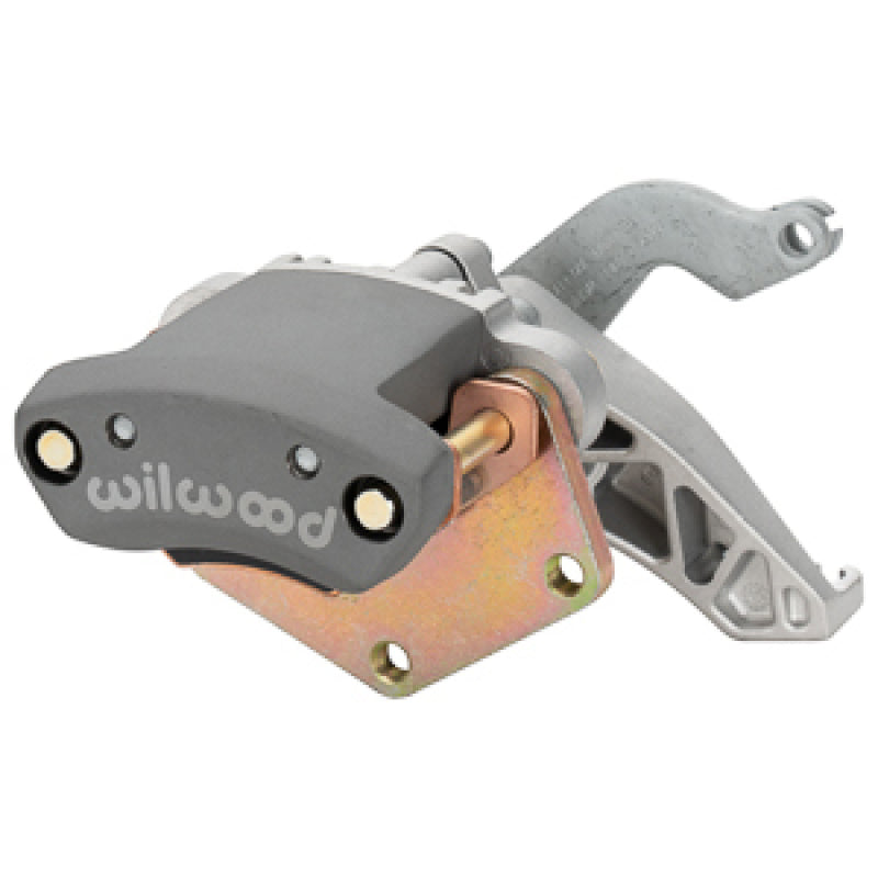 Wilwood RH MC4 Mechanical Parking Brake Caliper - 2.00in Bracket - 1.10in Disc - Ty3 Hard Ano - 120-17143
