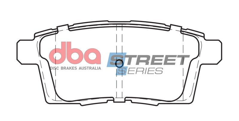 DBA 07-10 Ford Edge Street Series Rear Brake Pads - DB1917SS