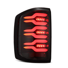 Load image into Gallery viewer, AlphaRex 14-18 Chevy Silverado 1500 Luxx-Series LED Tail Lights Alpha-Black w/Activ Light/Seq Signal - 620040