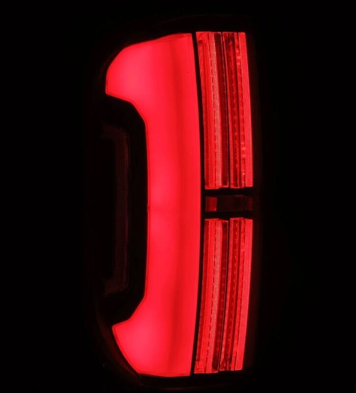 AlphaRex 14-21 Toyota Tundra Nova-Series LED Tail Lights - Black Red - 672052