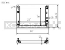 Load image into Gallery viewer, Koyo 05-13 Chevrolet Corvette C6 Racing Radiator - RH313986