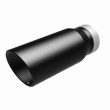 Load image into Gallery viewer, MagnaFlow Tip Stainless Black Coated Single Wall Round Single Outlet 5in Dia 4in Inlet 13in L - 35238