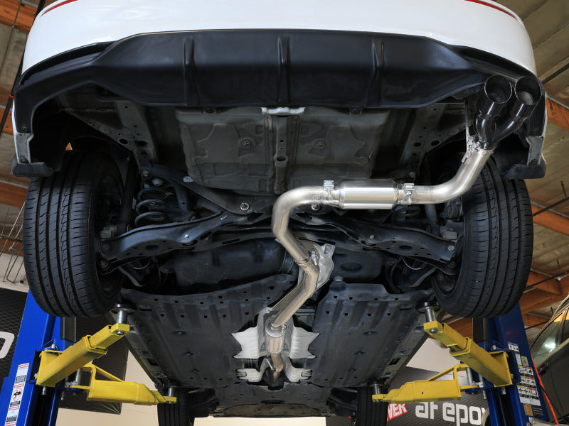 aFe POWER Takeda 2.5in 304 SS Cat-Back Exhaust w/ Black Tips 22-25 Honda Civic L4-2.0L - 49-36631-B