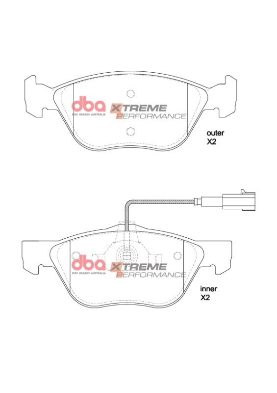 DBA 2014 Tesla S XP Performance Front Brake Pads - DB2037XP