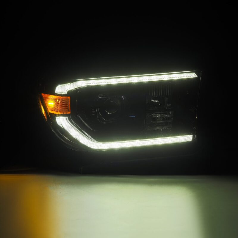 AlphaRex 07-13 Toyota Tundra/08-17 Sequoia G2 PRO-Series Projector Headlights Black -NO Lvl Adjuster - 880829