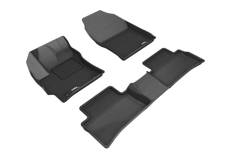 3D MAXpider 19-26 Toyota Corolla Hatchback Kagu Black Full Set - L1TY24601509