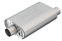 Load image into Gallery viewer, Borla CrateMuffler SBC Hot 350/383 2.5 inch Offset/Center 14in x 4.35in x 9in Oval Atak Muffler - 400820