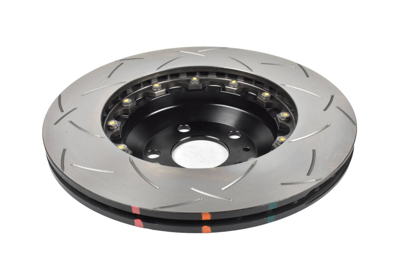 DBA 17-23 Tesla Model 3 (w/355mm Front Rotor) Front 5000 Series 2-Piece Slotted Rotor w/Black Hat - DBA53942BLKS
