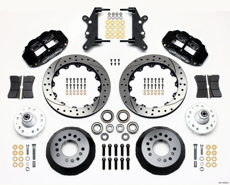 Wilwood Narrow Superlite 6R Front Hub Kit 12.88in Drilled 60-68 Ford / Mercury Full Size / Galaxie - 140-13630-D