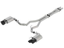 Load image into Gallery viewer, Borla 2018 Ford Mustang GT 5.0L AT/MT 3in ATAK Catback Exhaust Black Chrome Tips w/ Valves - 140743BC