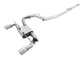 AWE Tuning Ford Focus RS SwitchPath Cat-Back Exhaust - Chrome Silver Tips - 3025-32024