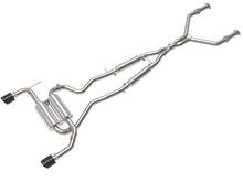 Load image into Gallery viewer, aFe 14-15 Infiniti Q50 (V37) V6 3.7L Takeda 2-1/2in SS Cat-Back Exhaust System w/ Carbon Fiber Tips