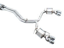 Load image into Gallery viewer, AWE Tuning 19-23 Audi C8 S6/S7 2.9T V6 AWD Touring Edition Exhaust - Chrome Silver Tips - 3015-42103