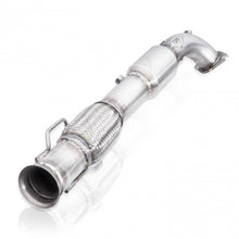 Load image into Gallery viewer, Stainless Works 2016-18 Ford Focus RS 3in High-Flow Cats Downpipe Factory Connection - FCRS16DPCAT