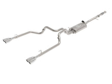 Load image into Gallery viewer, aFe Gemini XV 3in 304 SS Cat-Back Exhaust w/ Cutout 19-21 GM Silverado/Sierra 1500 V8- w/ Black Tips - 49-34139-P