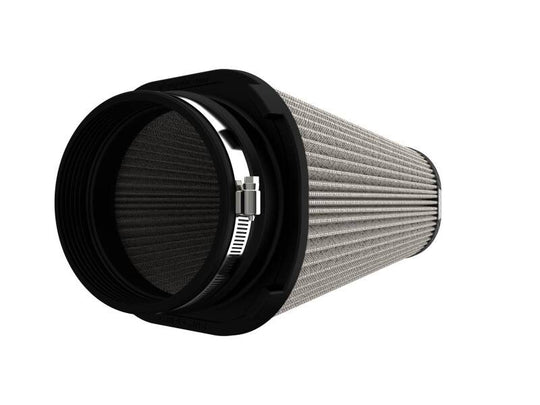 aFe Track Series Intake Pro DRY S Air Filter (7-1/2 x5-1/2)IN F x(9-1/4 x7-1/4)IN B x(6 x4)IN T x9IN - 27-90204D
