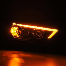 Load image into Gallery viewer, AlphaRex 14-22 Toyota 4Runner PRO-Series Projector Headlights Black w/Seq. Sig. + DRL - 880814