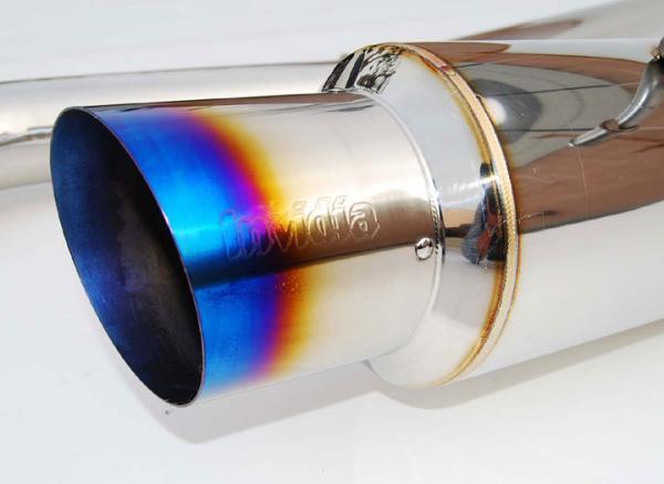 Invidia 02-07 WRX/STi 76mm N1 RACING Titanium Tip Cat-back Exhaust - HS02SW1GRT