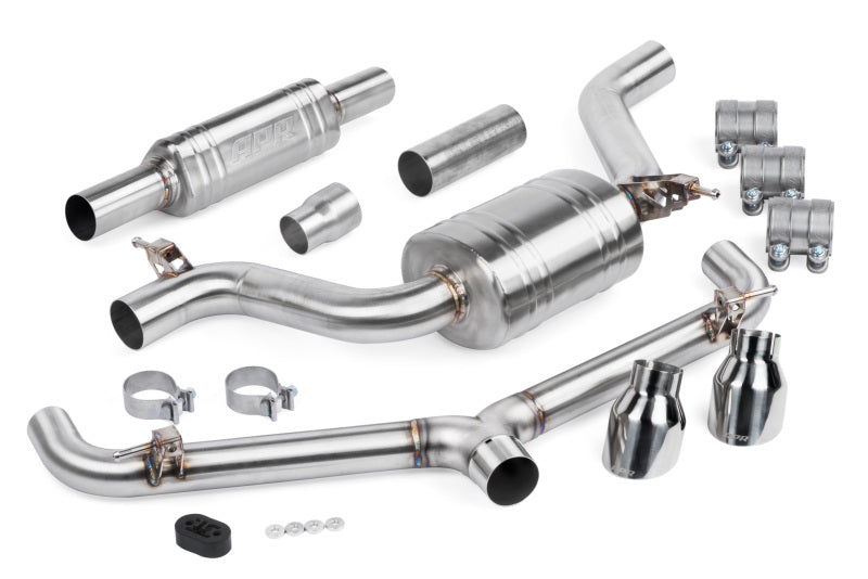 APR 15-17 Volkswagen GTI (MK7) Catback Exhaust System w/Front Muffler - CBK0008