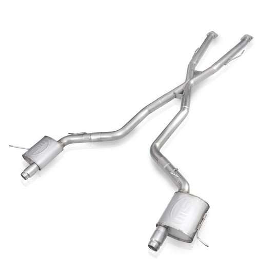 Stainless Works 11-20 Jeep Grand Cherokee 5.7L 3in Redline Catback Exhaust w/X-Pipe (Uses OEM Tips) - JPGC57CBR