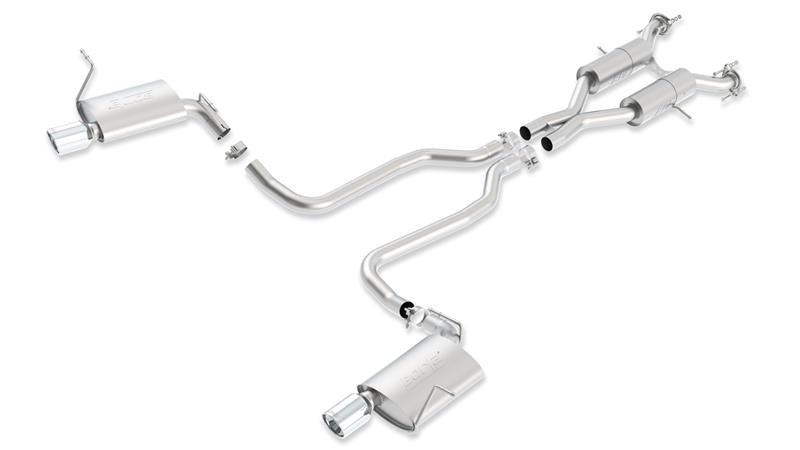 Borla 11-16 Jeep Grand Cherokee Limited/Laredo 5.7L 8cyl 4WD/RWD SS Catback Exhaust - 140406