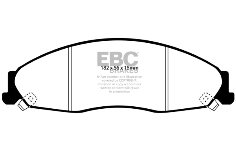 EBC 02-05 Cadillac CTS 2.6 Redstuff Front Brake Pads - DP31645C