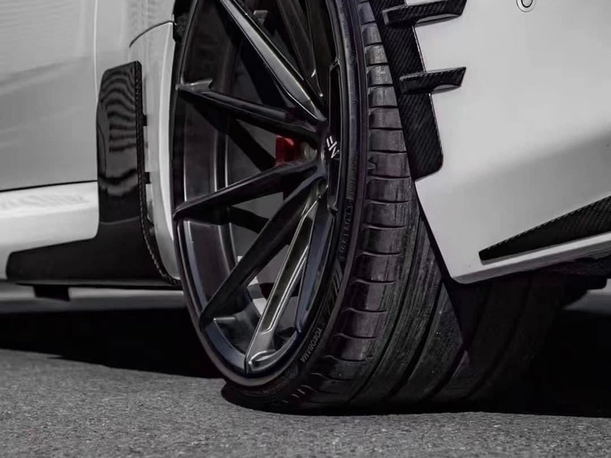AutoTecknic Dry Carbon Side Skirt Winglet Set - BMW G87 M2