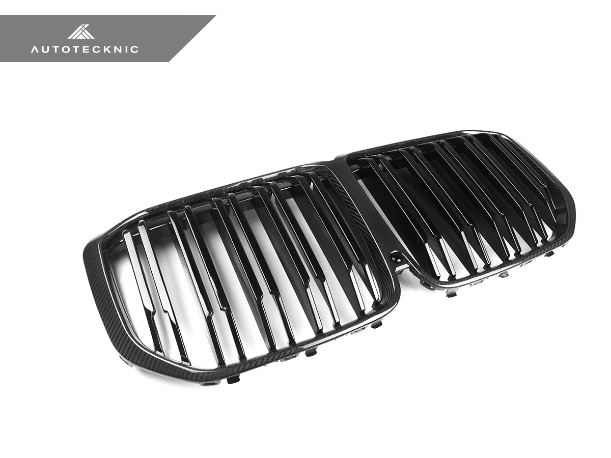 AutoTecknic Dual-Slats Dry Carbon Front Grille - BMW G07 X7 Pre-LCI