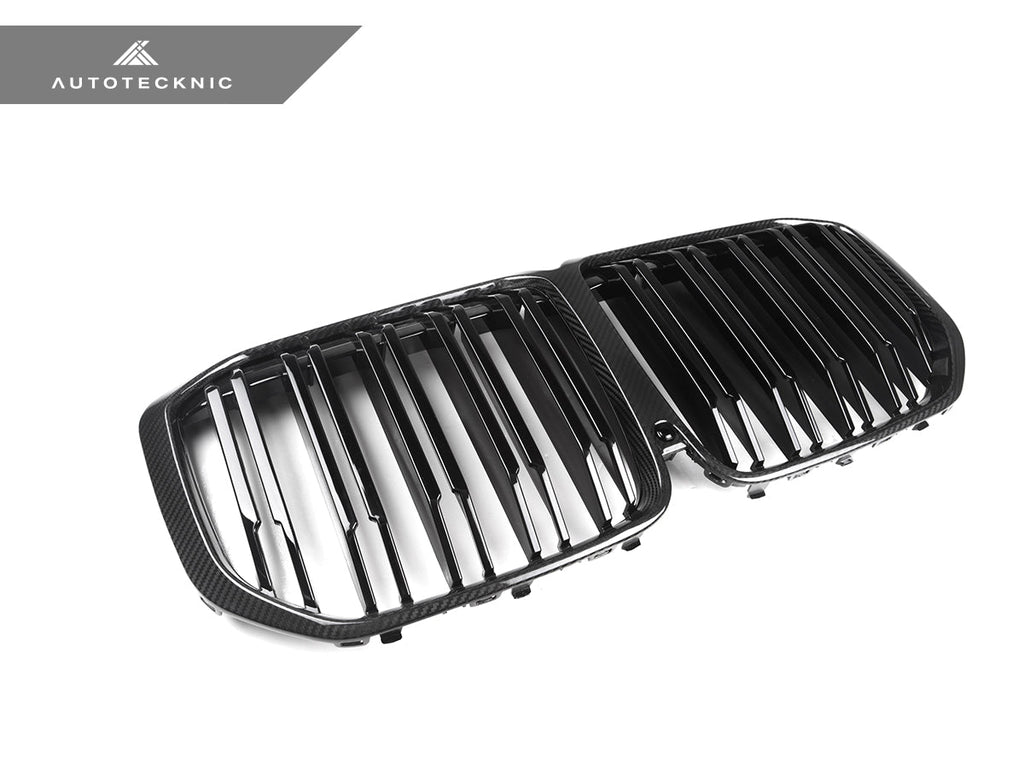AutoTecknic Dual-Slats Dry Carbon Front Grille - BMW G07 X7 Pre-LCI
