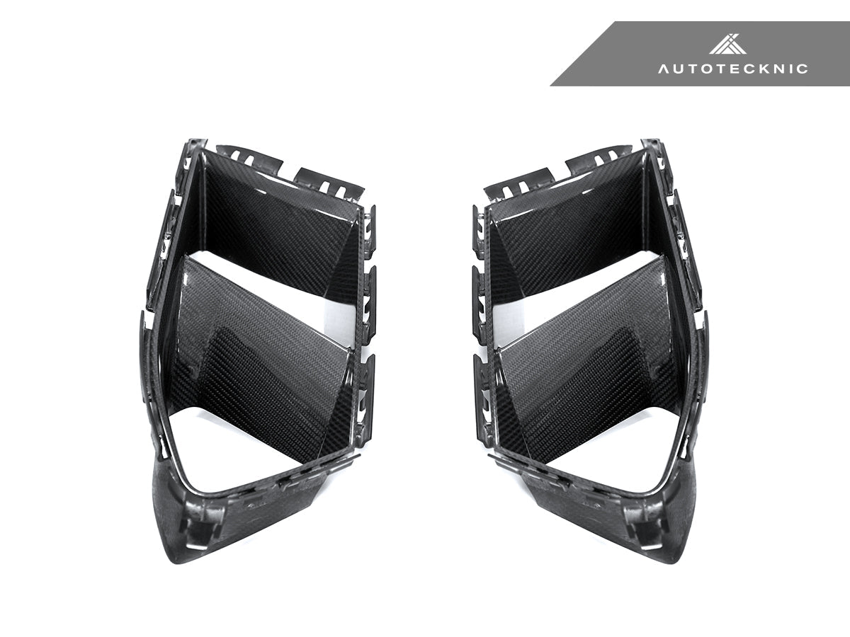 AutoTecknic Dry Carbon Front Bumper Lower Vent Set - BMW G80 M3 | G82/ G83 M4