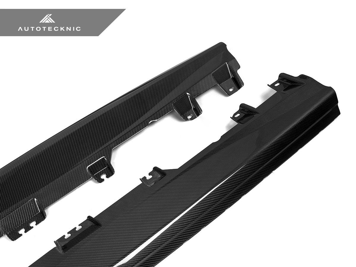 AutoTecknic Carbon Fiber Side Skirt Extension Set - BMW F96 X6M | G06 X6