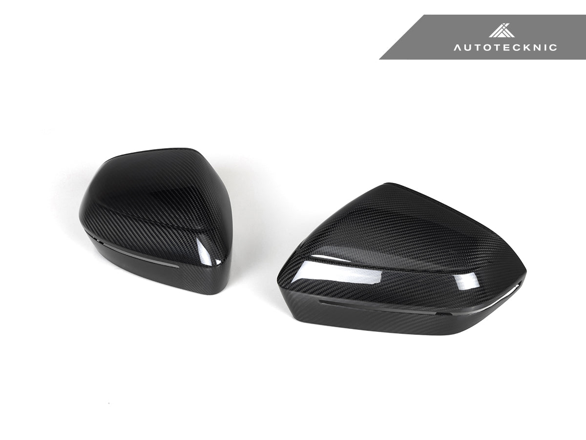 AutoTecknic Dry Carbon Fiber Mirror Cap Set - BMW G60 5-Series | G70 7-Series