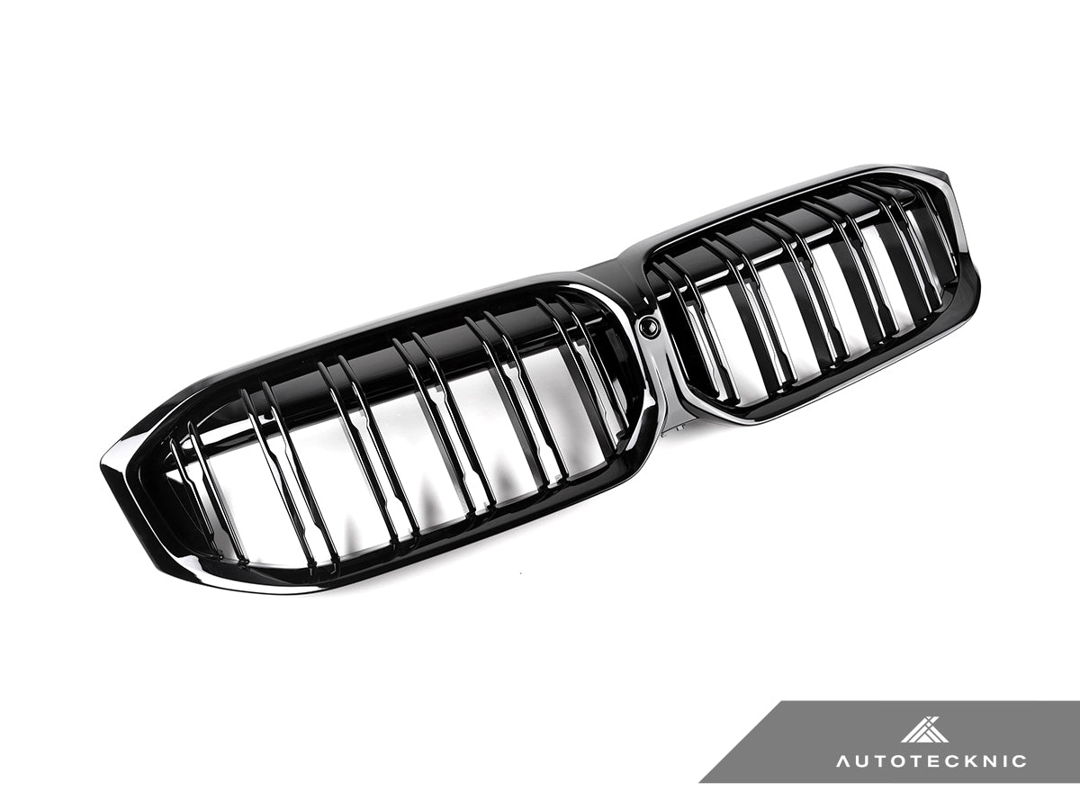 AutoTecknic Dual-Slats Gloss Black Front Grille - BMW G20 3-Series LCI