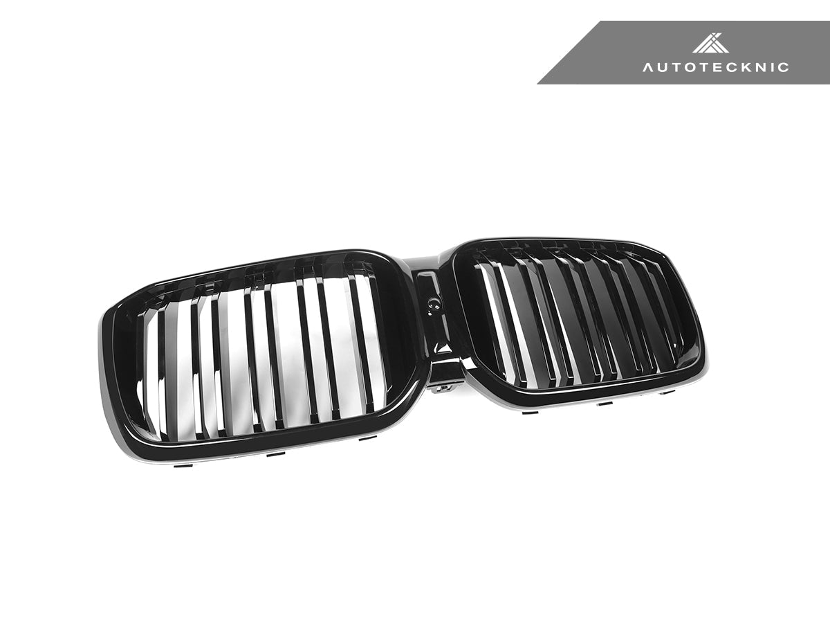 AutoTecknic Dual-Slats Gloss Black Front Grille - BMW G01 X3 | G02 X4 LCI