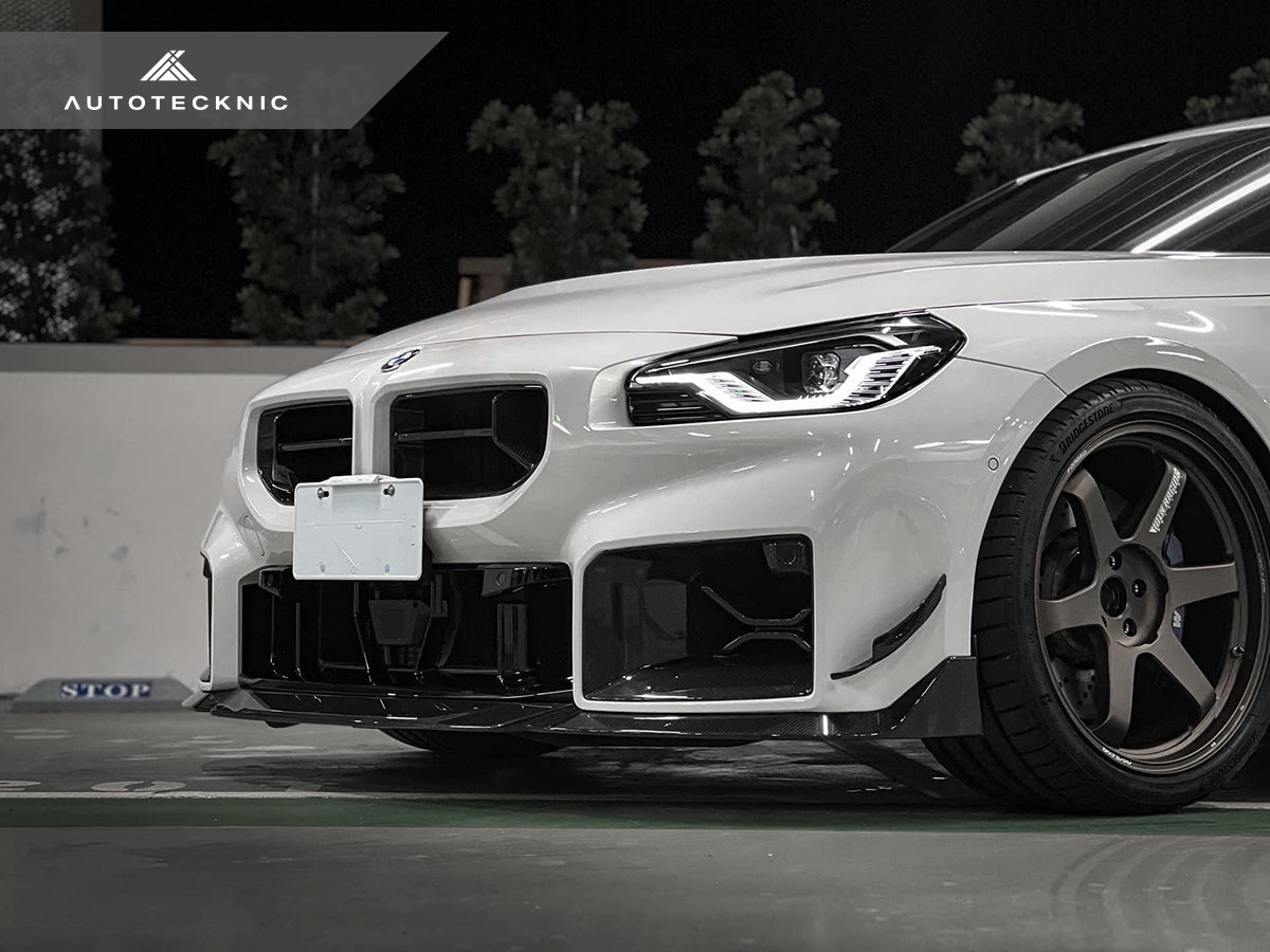 AutoTecknic Dry Carbon Canard Set - BMW G87 M2