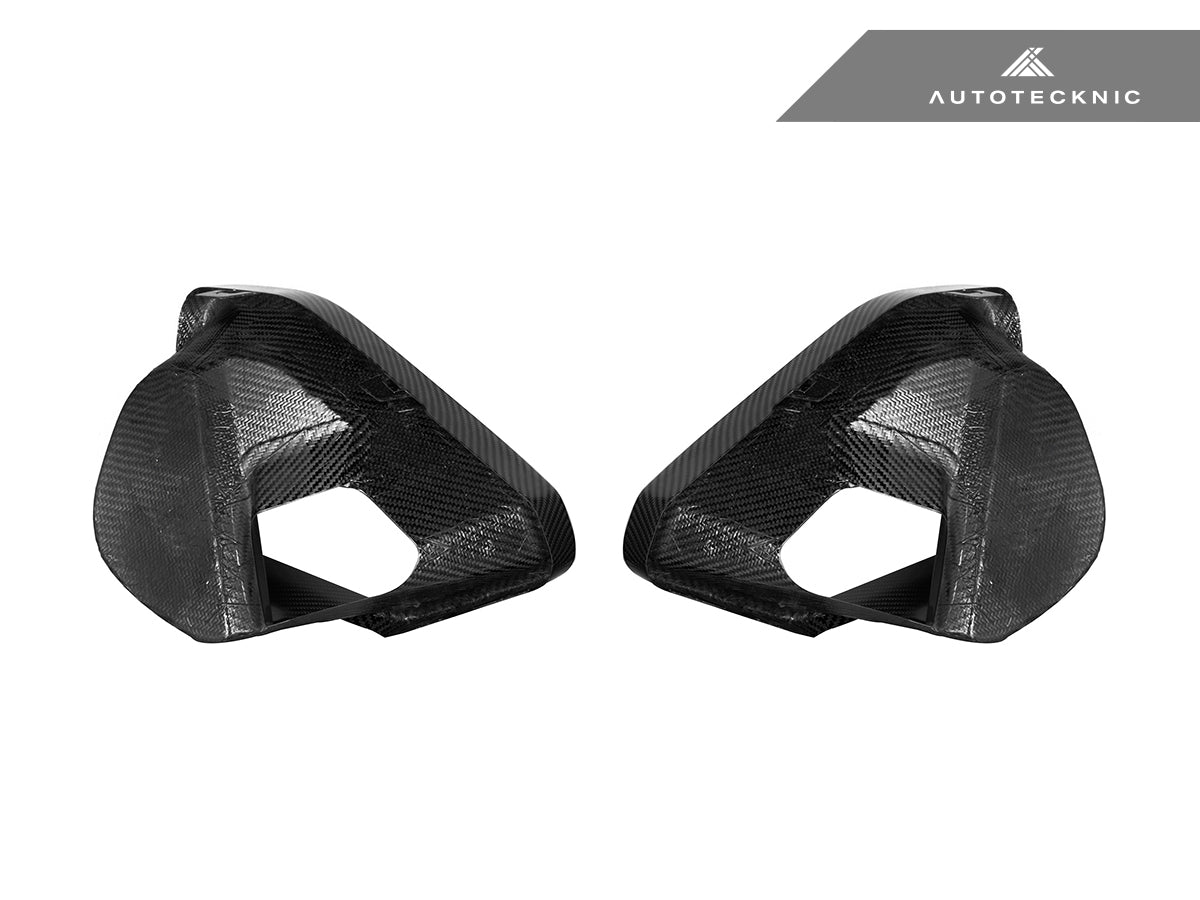 AutoTecknic Carbon Fiber Front Bumper Air Vent Set - BMW G06 X6 M-Sport LCI
