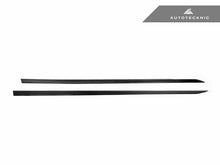 Load image into Gallery viewer, AutoTecknic Dry Carbon Fiber Side Skirt Extension Set - BMW G60 5-Series
