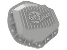 Load image into Gallery viewer, aFe Street Series Rear Differential Cover Raw w/ Machined Fins 01-18 GM Diesel Trucks V8-6.6L (td) - 46-71060A
