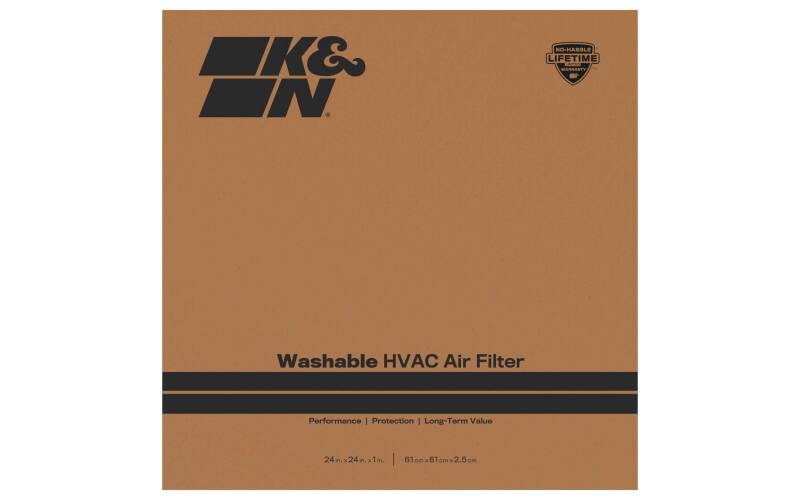 K&N HVAC Filter 24 X 24 X 1 Merv 8 - HVC-8-12424